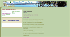 Desktop Screenshot of moonlittree.com