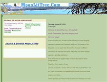 Tablet Screenshot of moonlittree.com
